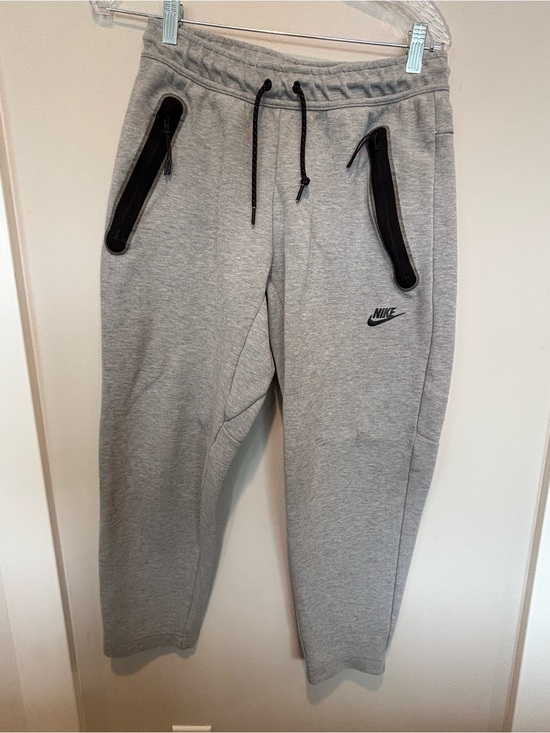 Nike Pants - Nike Tech Gray Joggers with Black Zip Details
